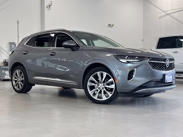 2022 Satin Steel Gray Metallic Buick Envision Avenir AWD SUV