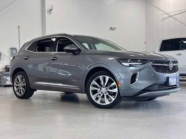 2022 Satin Steel Gray Metallic Buick Envision Avenir AWD SUV