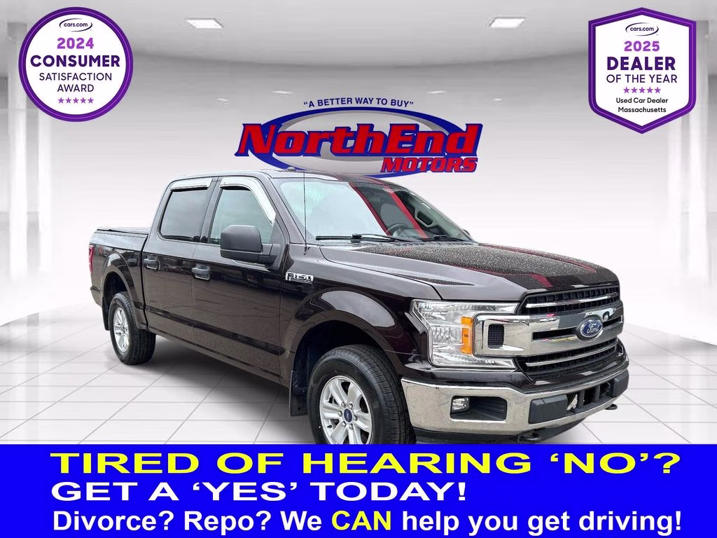 2018 Maroon Ford F-150 XLT 4X4 Truck
