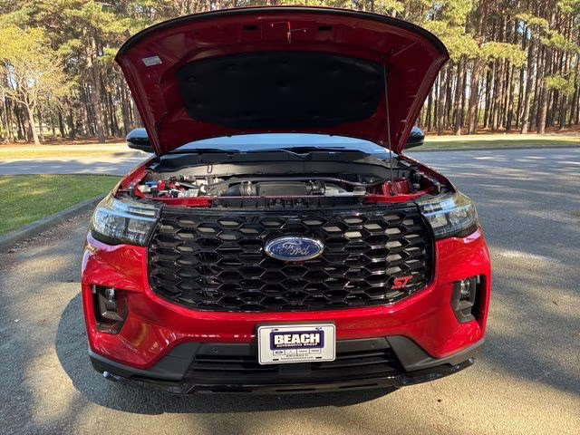 2025 Rapid Red Metallic TC Ford Explorer ST 4X4 SUV
