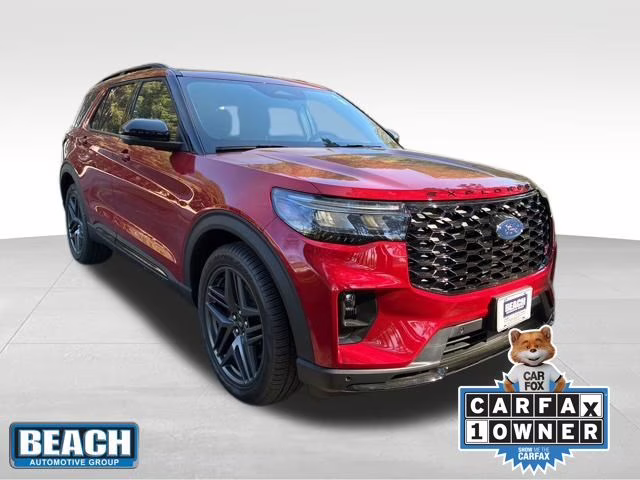 2025 Rapid Red Metallic TC Ford Explorer ST 4X4 SUV