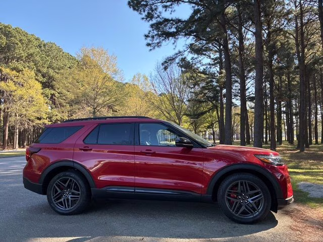 2025 Rapid Red Metallic TC Ford Explorer ST 4X4 SUV