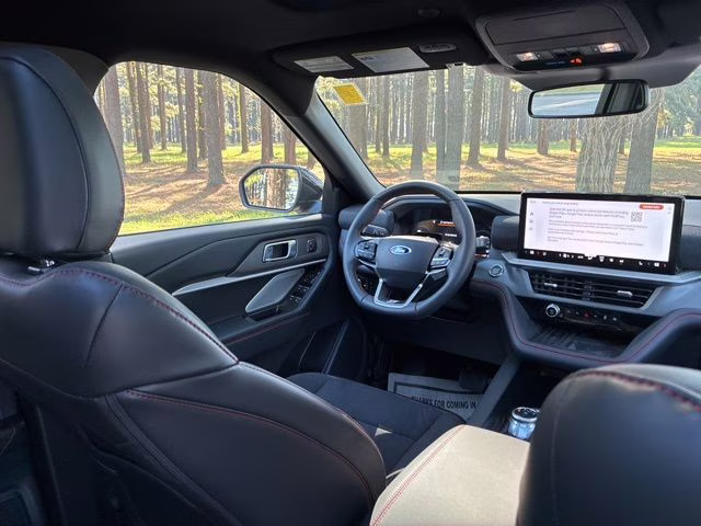 2025 Rapid Red Metallic TC Ford Explorer ST 4X4 SUV