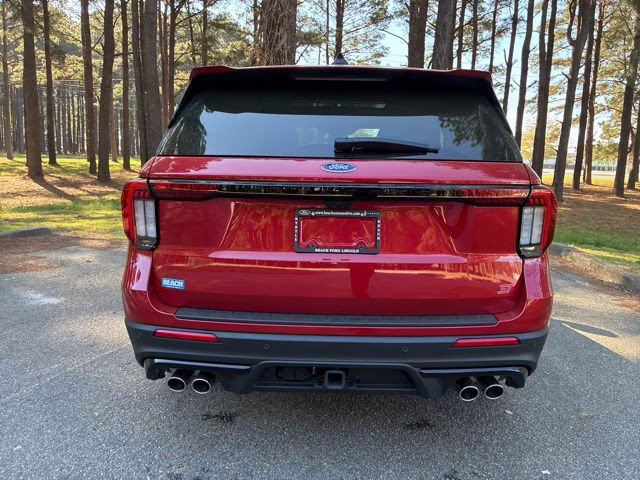 2025 Rapid Red Metallic TC Ford Explorer ST 4X4 SUV
