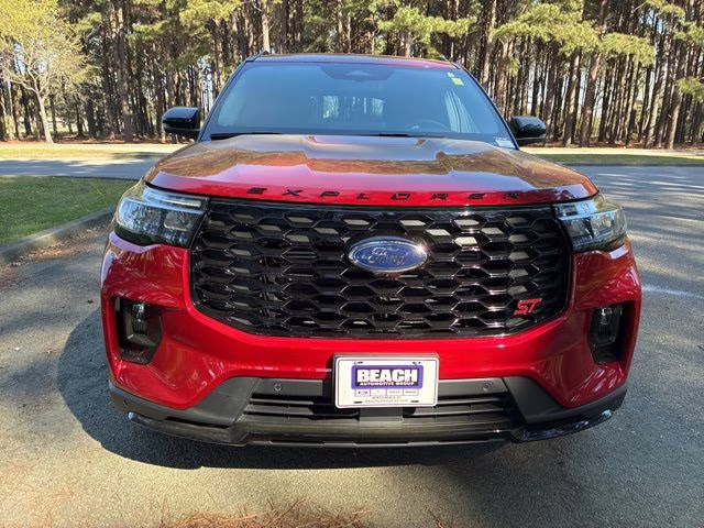 2025 Rapid Red Metallic TC Ford Explorer ST 4X4 SUV