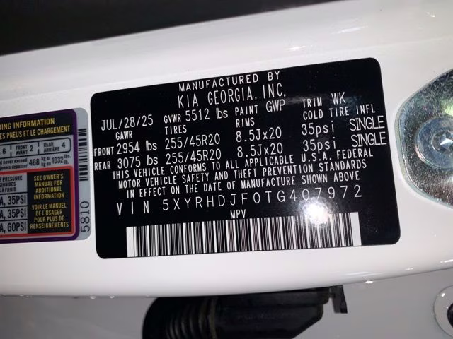 2026 Glacial White Pearl Kia Sorento X-Line EX AWD SUV