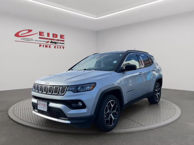 2025 Silver Zynith Metallic Clearcoat Jeep Compass Limited 4X4 SUV