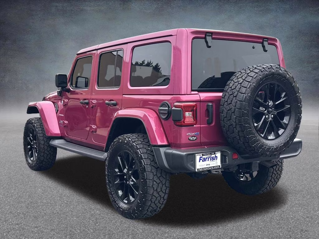 2021 Tuscadero Pearlcoat Jeep Wrangler Unlimited Sahara 4xe 4X4 SUV