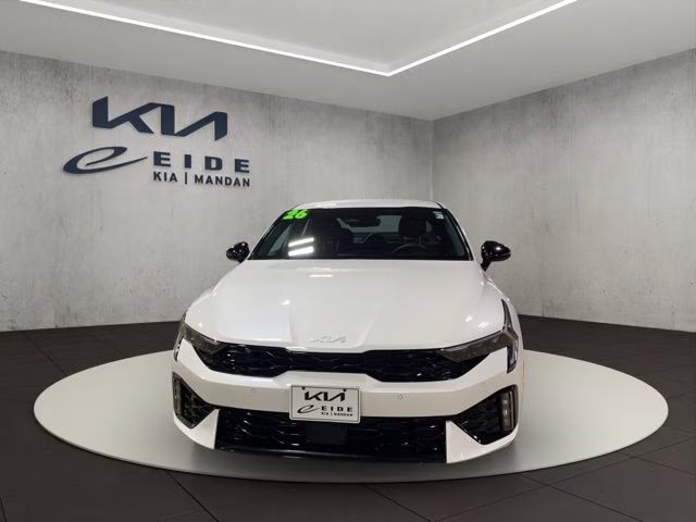 2026 Snow White Pearl Kia K5 GT-Line AWD Sedan