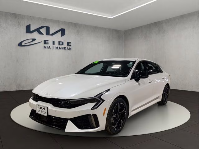 2026 Snow White Pearl Kia K5 GT-Line AWD Sedan