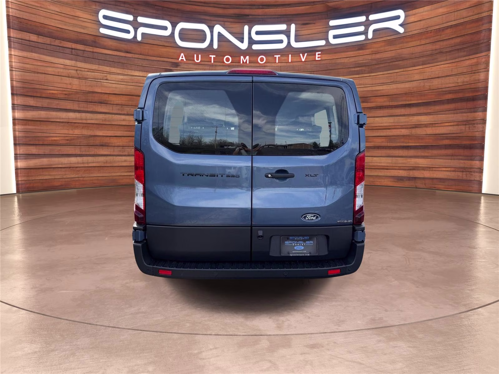 2026 Blue Ford Transit 350 XLT RWD Van