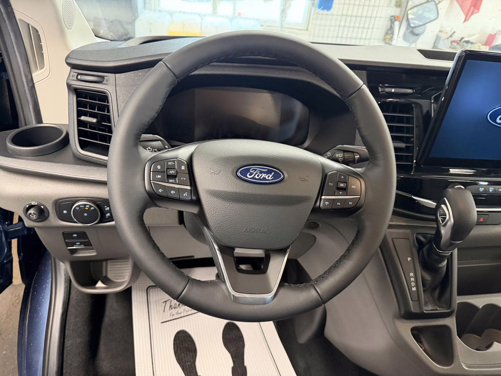 2026 Blue Metallic Ford Transit Passenger Wagon XLT RWD Van