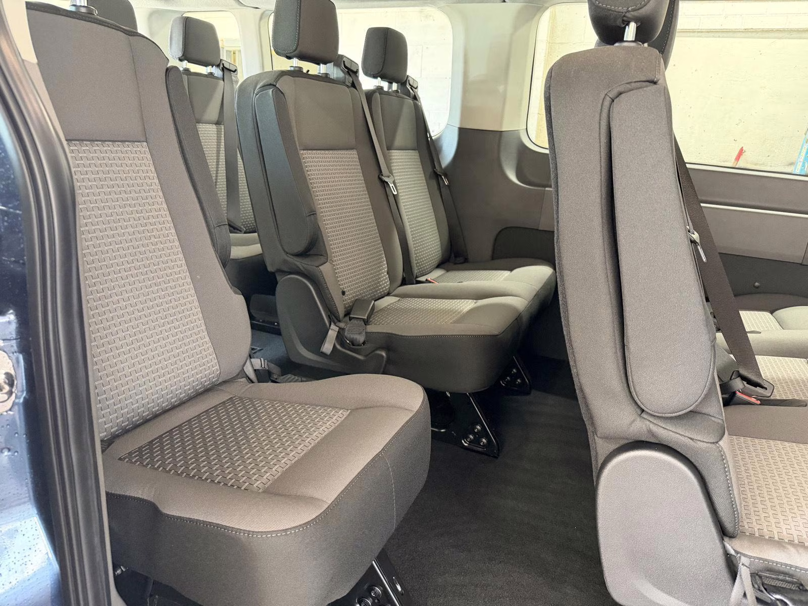 2026 Blue Metallic Ford Transit Passenger Wagon XLT RWD Van