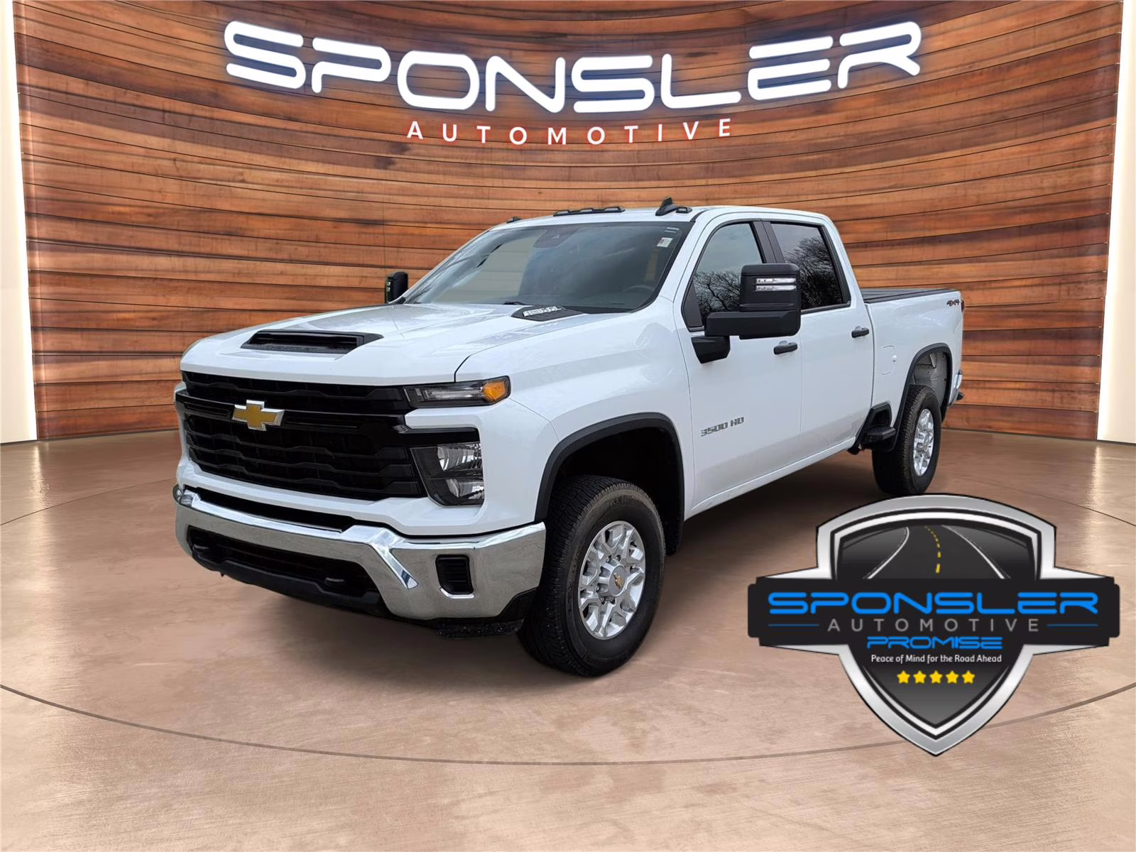 2024 Summit White Chevrolet Silverado 3500HD Work Truck 4X4 Truck