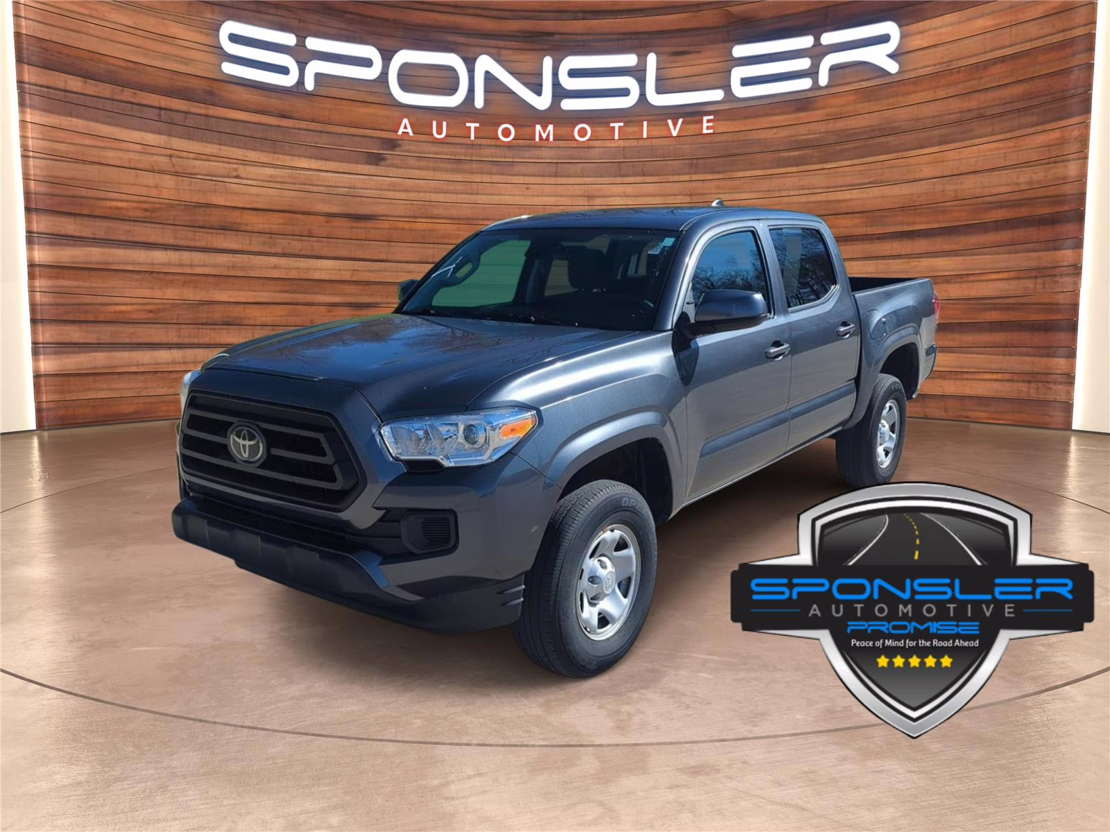 2023 Magnetic Gray Metallic Toyota Tacoma SR V6 4X4 Truck