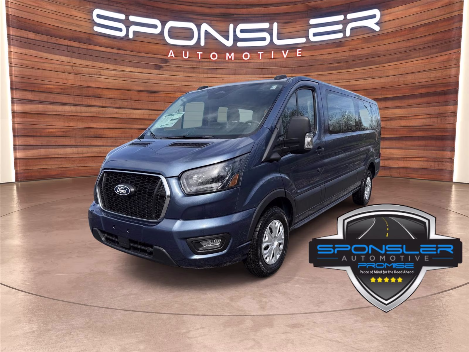 2026 Blue Ford Transit 350 XLT RWD Van