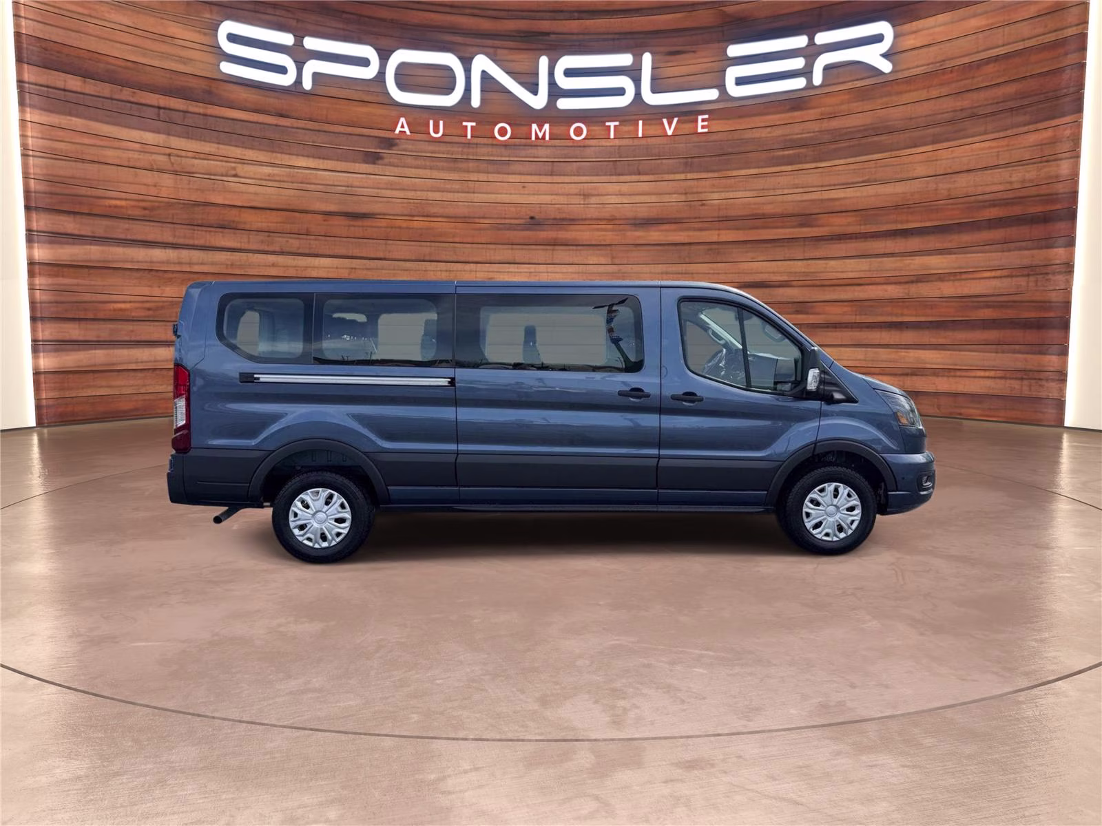 2026 Blue Ford Transit 350 XLT RWD Van