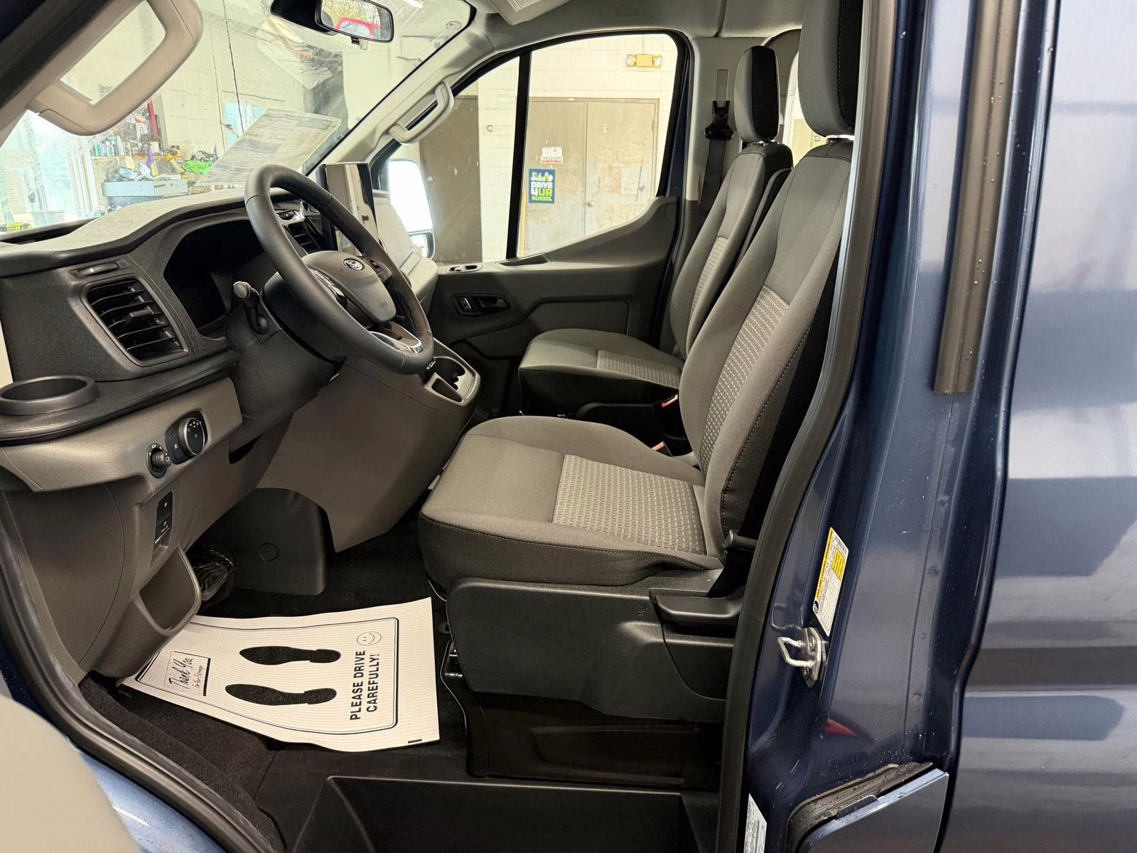 2026 Blue Metallic Ford Transit Passenger Wagon XLT RWD Van