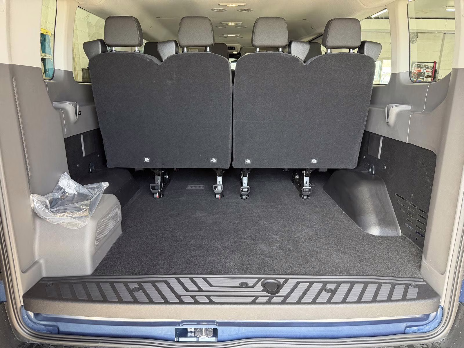 2026 Blue Metallic Ford Transit Passenger Wagon XLT RWD Van