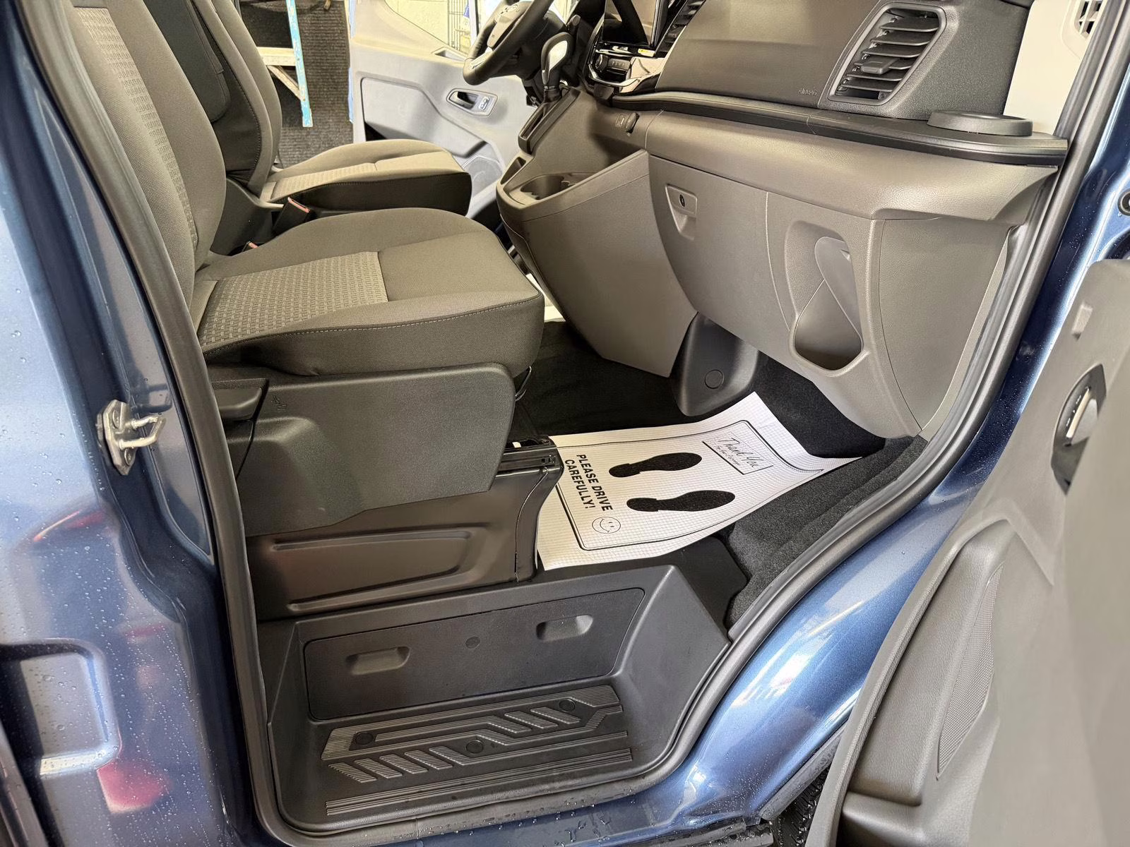 2026 Blue Metallic Ford Transit Passenger Wagon XLT RWD Van