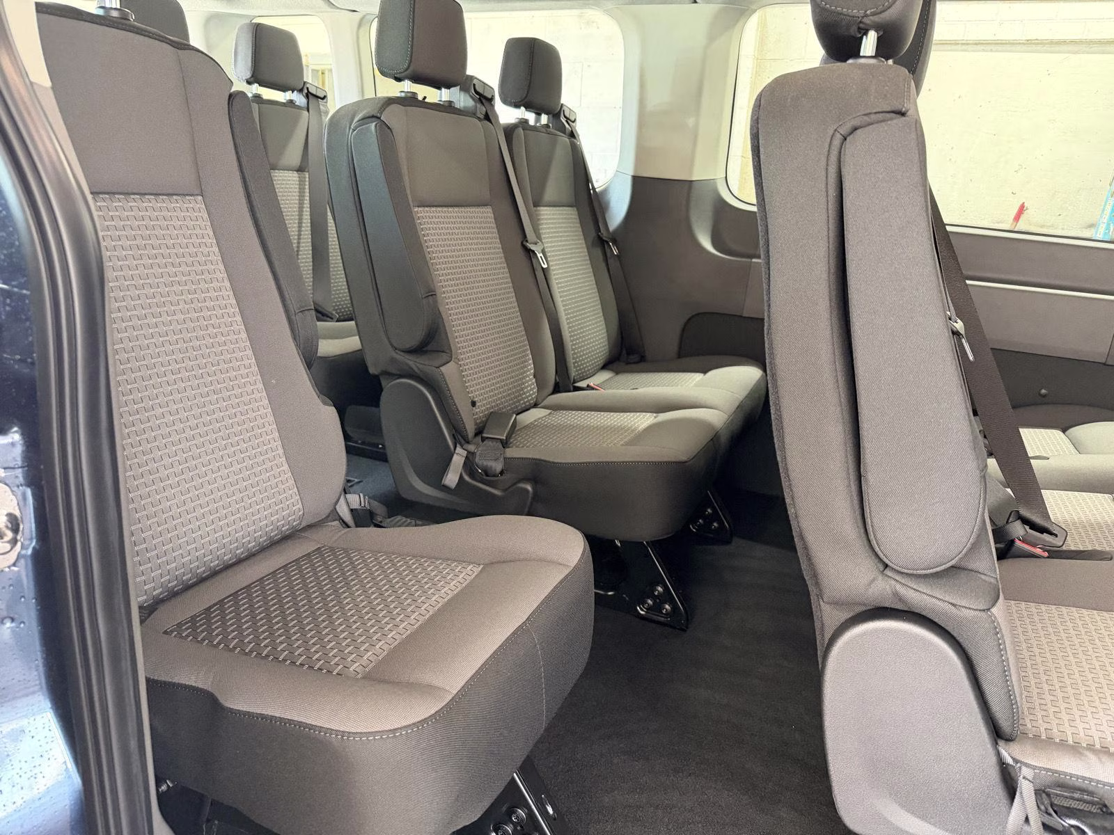 2026 Blue Metallic Ford Transit Passenger Wagon XLT RWD Van