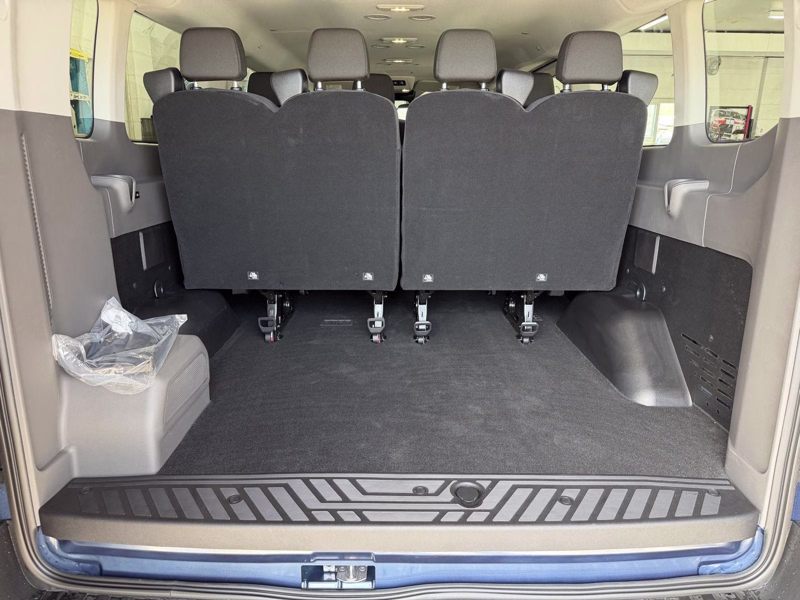 2026 Blue Metallic Ford Transit Passenger Wagon XLT RWD Van