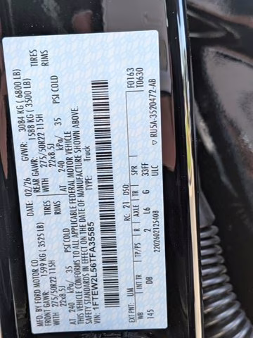 2026 Black Ford F-150 STX 4X4 Truck