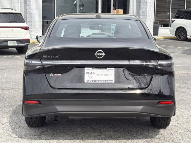 2026 Super Black Nissan Sentra SV FWD Sedan
