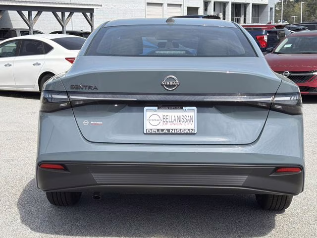 2026 Atlantic Gray Metallic Nissan Sentra SV FWD Sedan