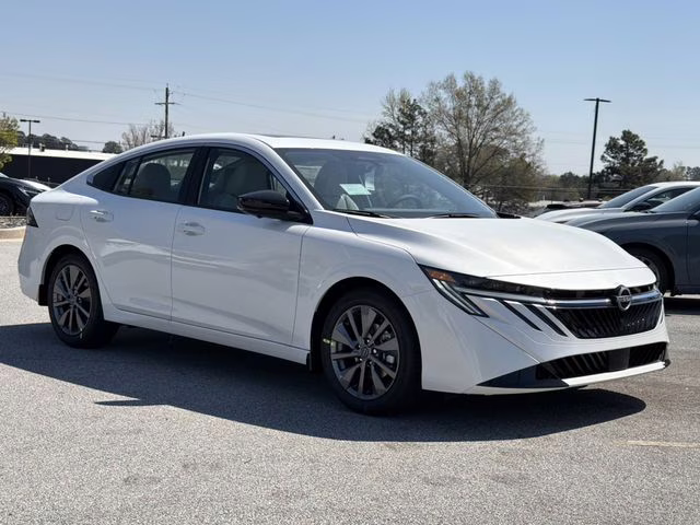 2026 Aspen White Tricoat Nissan Sentra SL FWD Sedan