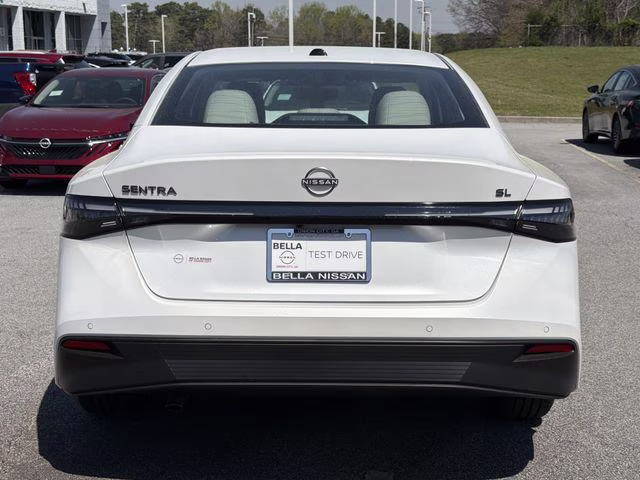 2026 Aspen White Tricoat Nissan Sentra SL FWD Sedan