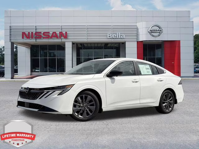 2026 Aspen White Tricoat Nissan Sentra SL FWD Sedan