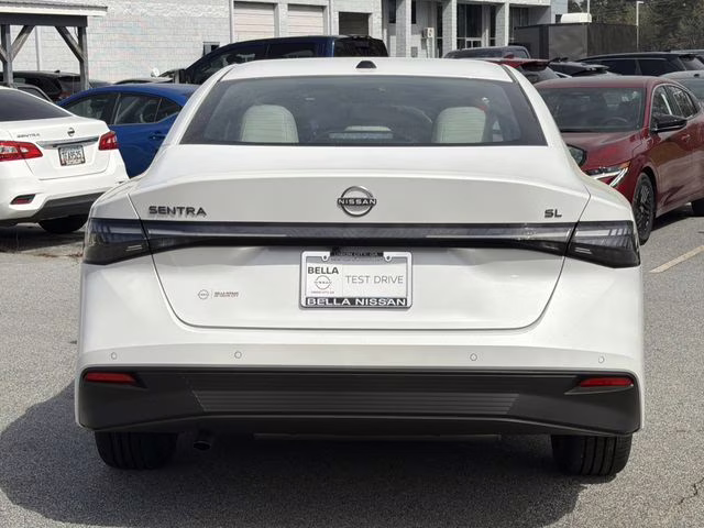 2026 Aspen White Tricoat Nissan Sentra SL FWD Sedan