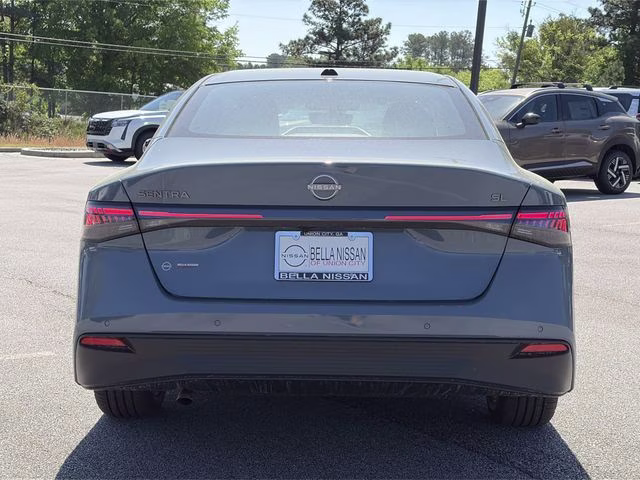 2026 Atlantic Gray Metallic Nissan Sentra SL FWD Sedan