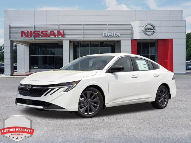 2026 Aspen White Tricoat Nissan Sentra SL FWD Sedan