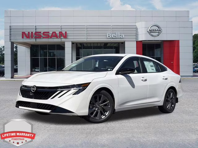 2026 Aspen White Tricoat Nissan Sentra SL FWD Sedan