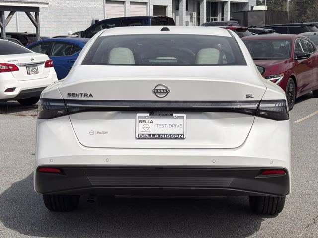 2026 Aspen White Tricoat Nissan Sentra SL FWD Sedan