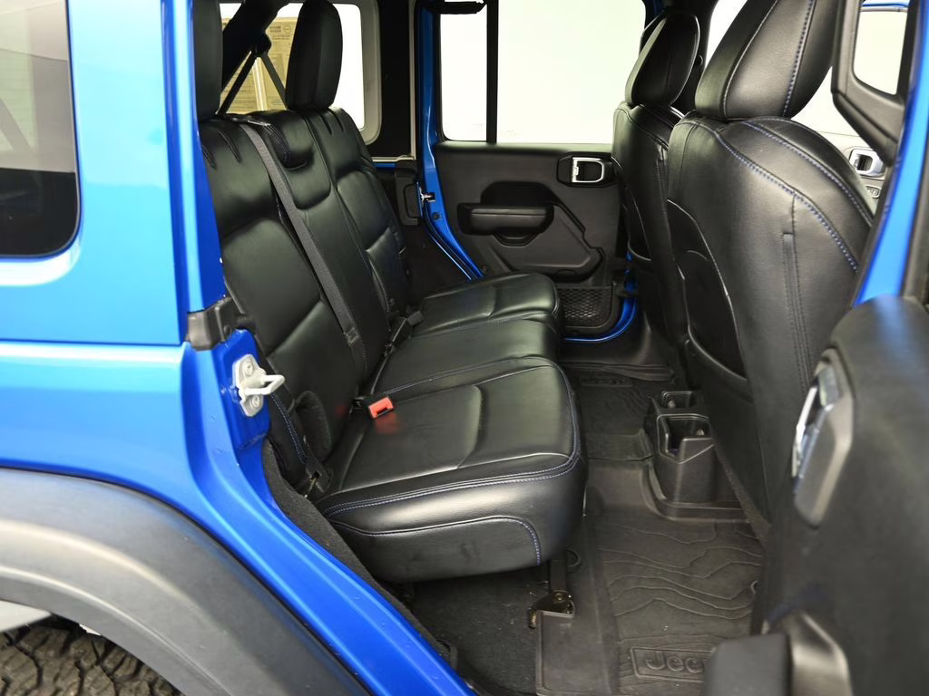 2022 Hydro Blue Pearl Coat Jeep Wrangler Unlimited Freedom Edition 4X4 SUV