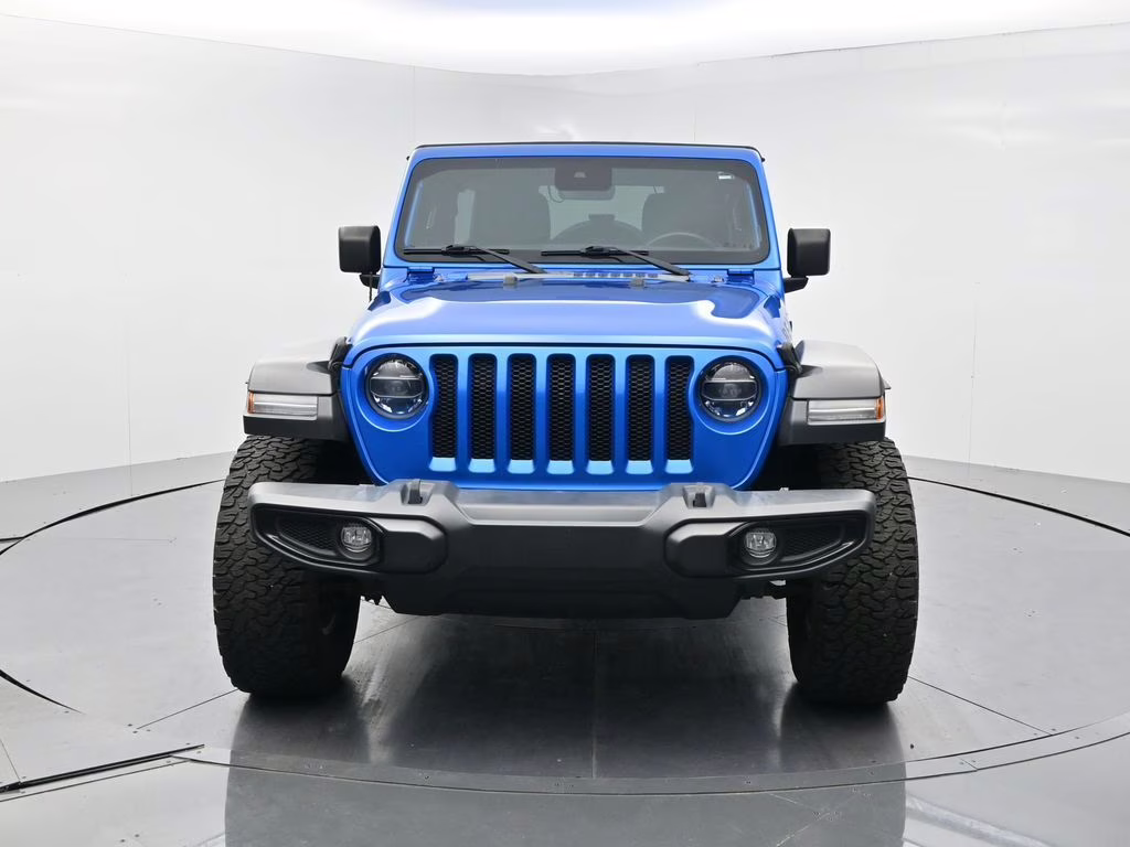 2022 Hydro Blue Pearl Coat Jeep Wrangler Unlimited Freedom Edition 4X4 SUV