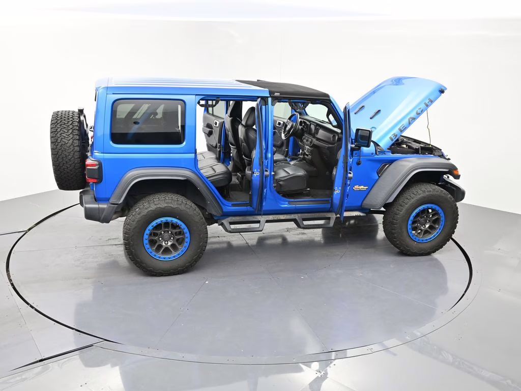 2022 Hydro Blue Pearl Coat Jeep Wrangler Unlimited Freedom Edition 4X4 SUV