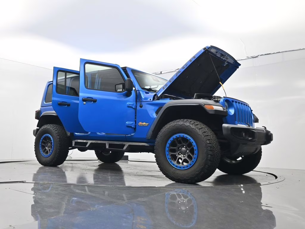 2022 Hydro Blue Pearl Coat Jeep Wrangler Unlimited Freedom Edition 4X4 SUV