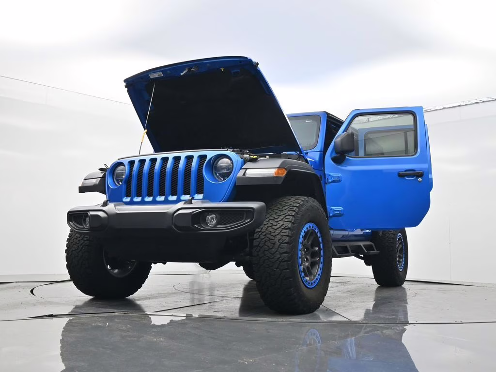 2022 Hydro Blue Pearl Coat Jeep Wrangler Unlimited Freedom Edition 4X4 SUV