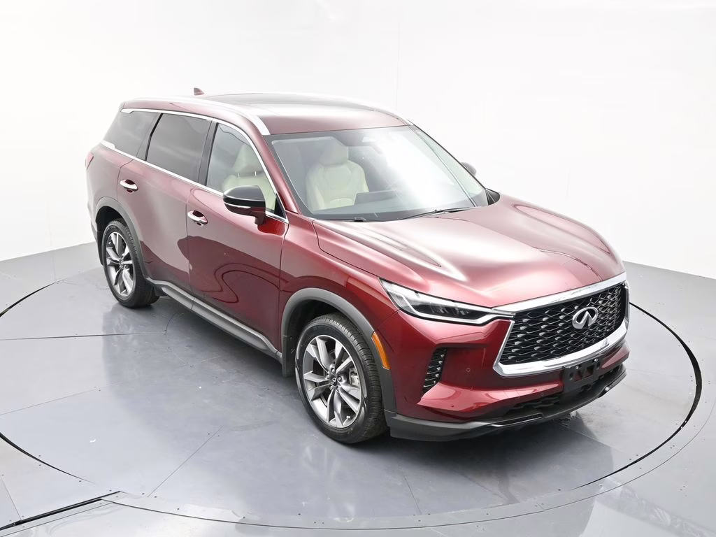 2023 Deep Bordeaux INFINITI QX60 LUXE AWD SUV