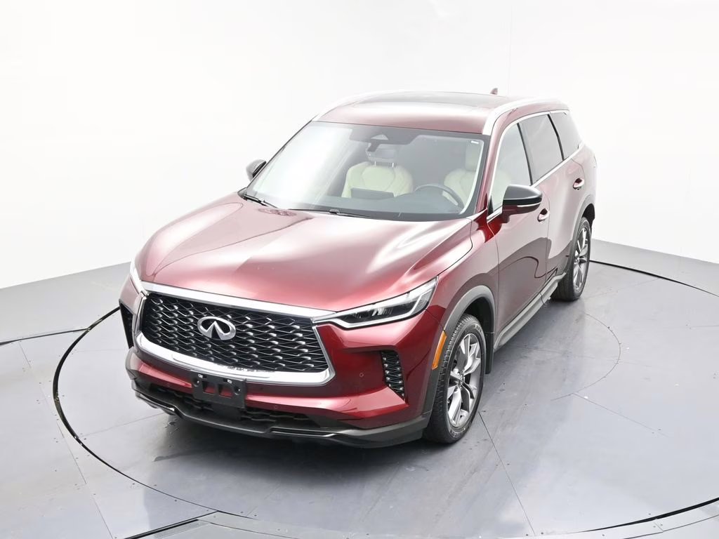 2023 Deep Bordeaux INFINITI QX60 LUXE AWD SUV