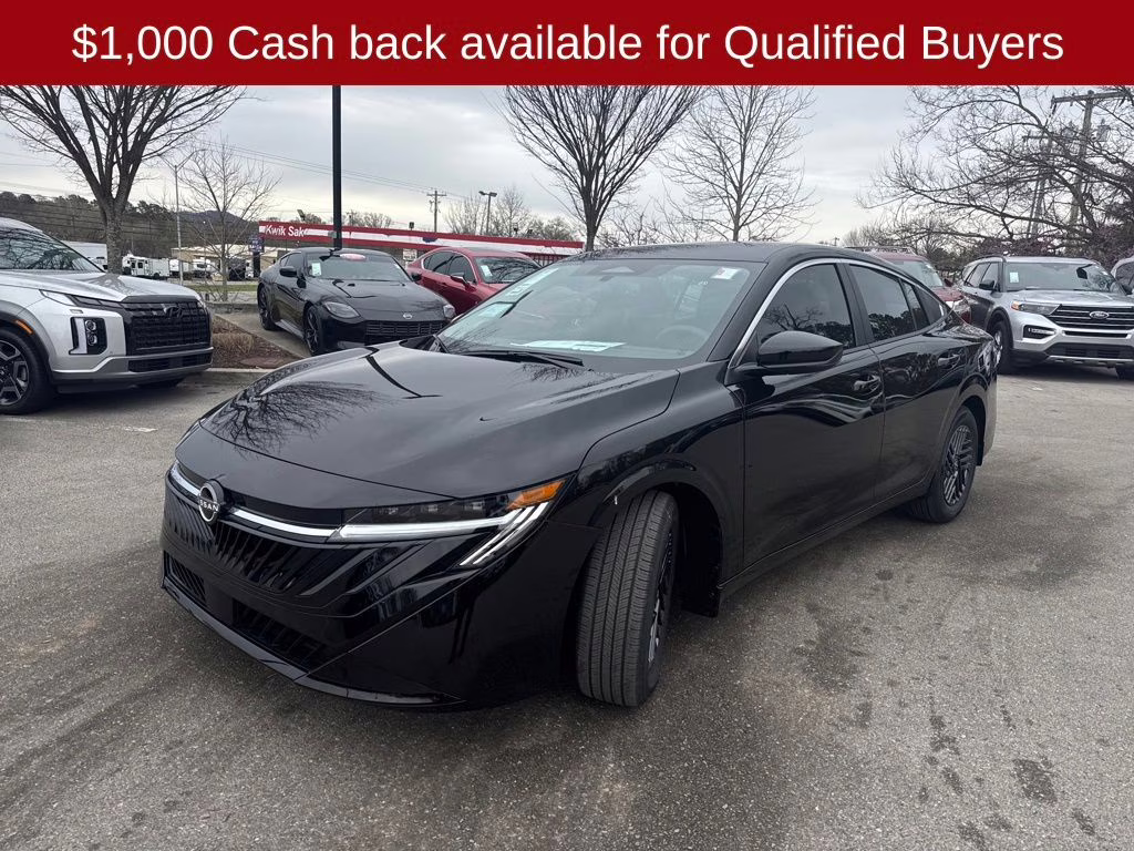 2026 Super Black Nissan Sentra SV FWD Sedan