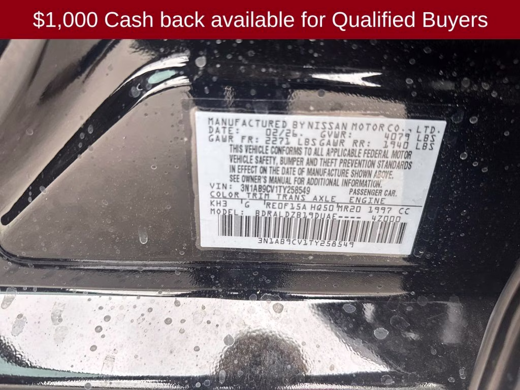 2026 Super Black Nissan Sentra SV FWD Sedan