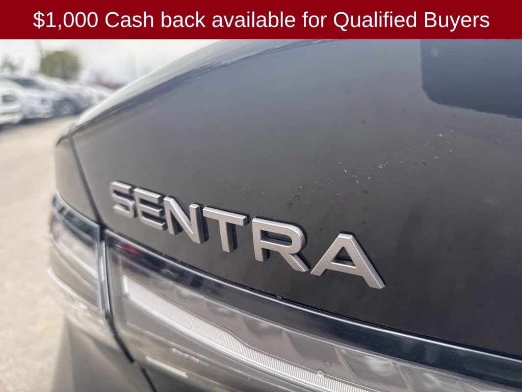 2026 Super Black Nissan Sentra SV FWD Sedan
