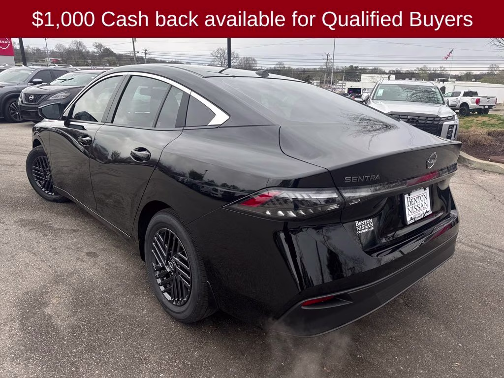 2026 Super Black Nissan Sentra SV FWD Sedan