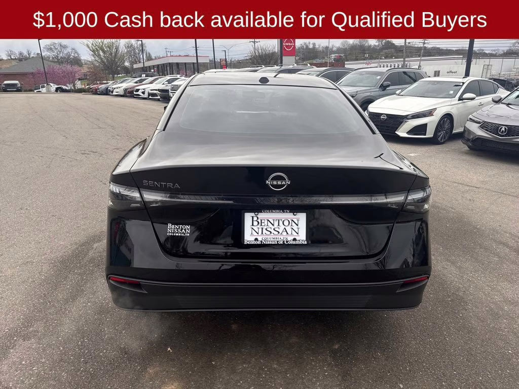 2026 Super Black Nissan Sentra SV FWD Sedan