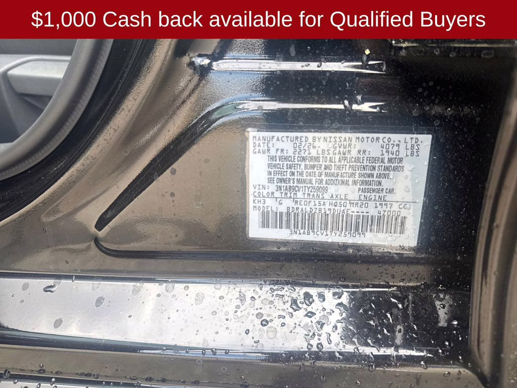 2026 Super Black Nissan Sentra SV FWD Sedan